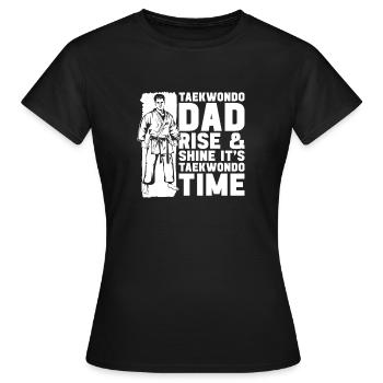 Taekwondo Père Taekwondo - T-shirt Femme - noir - Devant - AI Model Female 172 dark (172cm)