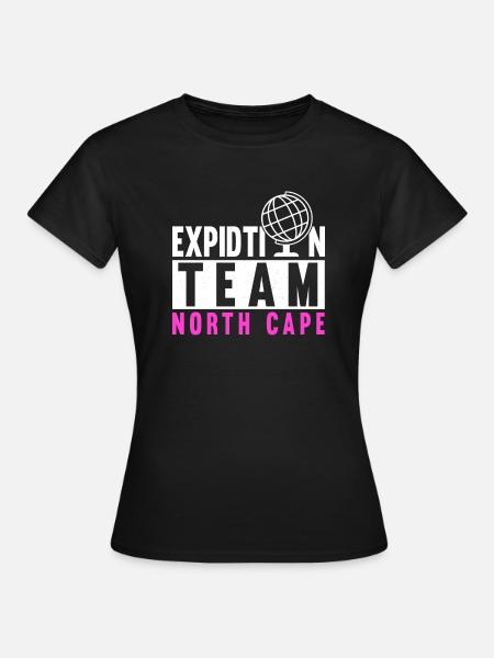 North Cape team tour design - Women's T-Shirt - black