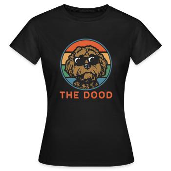 Der Dood Doodle Labradoodle Goldendoodle - Frauen T-Shirt - Schwarz - Vorne - AI Model Female 172 dark (172cm)