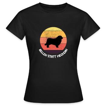 Bellen statt meckern - Frauen T-Shirt - Schwarz - Vorne - AI Model Female 172 dark (172cm)