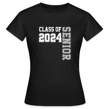 Class of 2024 Senior Year 24. - Women's T-Shirt - black - Front - AI Model Female 172 dark (172cm)