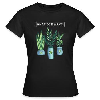 Nuclear science Nuclear power instead of coal power - Women's T-Shirt - black - Front - AI Model Female 172 dark (172cm)