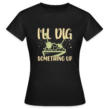 Gold Panning Gold Panning Gold Prospector - Women's T-Shirt - black - Front - AI Model Female 172 dark (172cm)