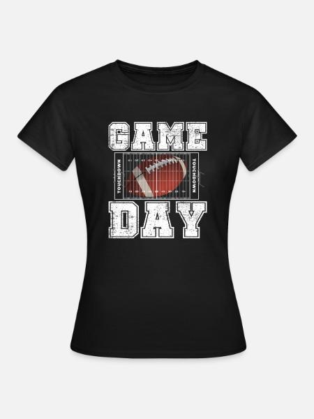 Game Day - Frauen T-Shirt - Schwarz