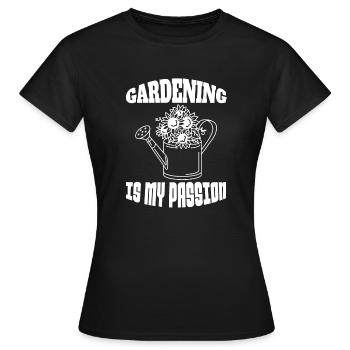 Jardinier amateur Jardinier Cadeau Jardin de verger - T-shirt Femme - noir - Devant - AI Model Female 172 dark (172cm)