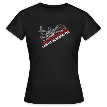 Taekwondo Père Taekwondo - T-shirt Femme - noir - Devant - AI Model Female 172 dark (172cm)