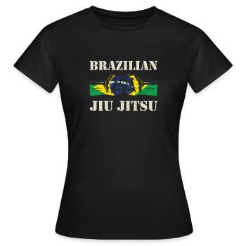 Jiu Jitsu brésilien | JiuJitsu brésilien - T-shirt Femme - noir - Devant - AI Model Female 172 dark (172cm)