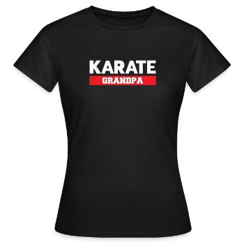 Karate Granpa | Karate - Women's T-Shirt - black - Front - AI Model Female 172 dark (172cm)