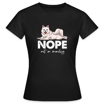 Esquimau d’Amérique - T-shirt Femme - noir - Devant - AI Model Female 172 dark (172cm)