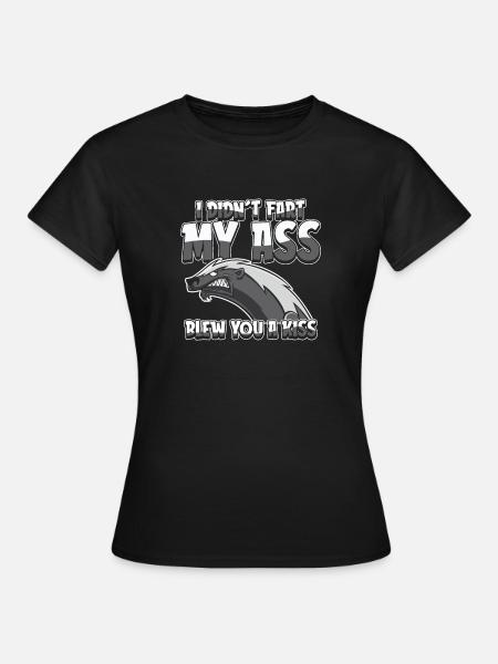 Honey Badger Ratel - T-shirt Femme - noir