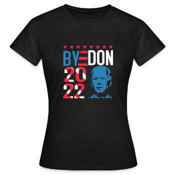 BYEDON 2022 - T-shirt Femme - noir - Devant - AI Model Female 172 dark (172cm)