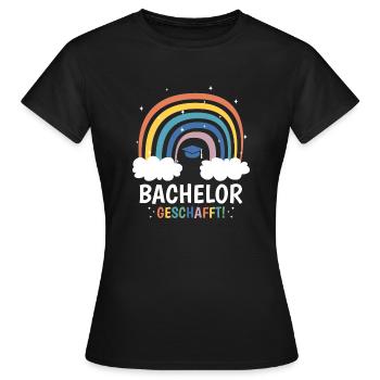 Bachelor Absolventin - Frauen T-Shirt - Schwarz - Vorne - AI Model Female 172 dark (172cm)