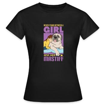 Mâtin - T-shirt Femme - noir - Devant - AI Model Female 172 dark (172cm)