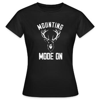 Mode de montage sur Design pour un amateur de taxidermie - T-shirt Femme - noir - Devant - AI Model Female 172 dark (172cm)