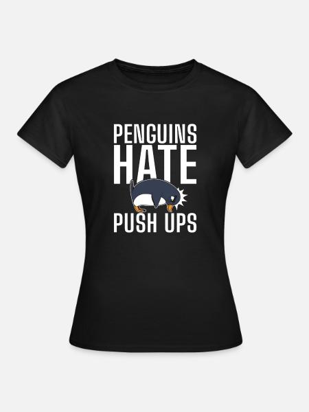 Pinguinliebhaber Pinguin Geschenke - Frauen T-Shirt - Schwarz