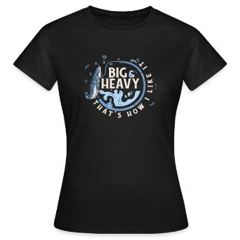 Catfish Catfish Fishing - Women's T-Shirt - black - Front - AI Model Female 172 dark (172cm)