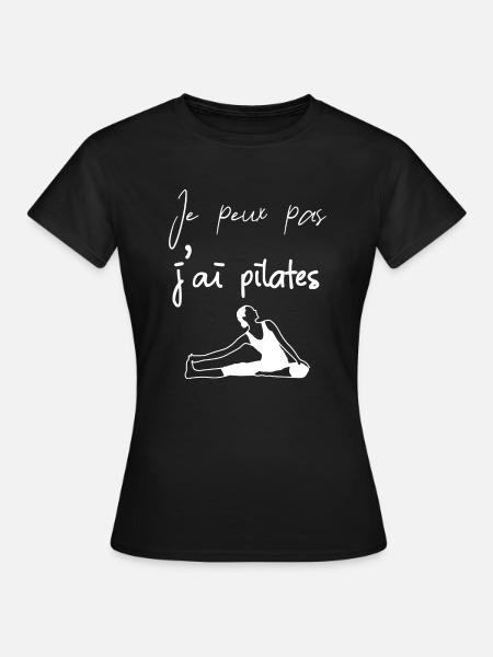 Je peux pas j'ai pilates - T-shirt Femme - noir