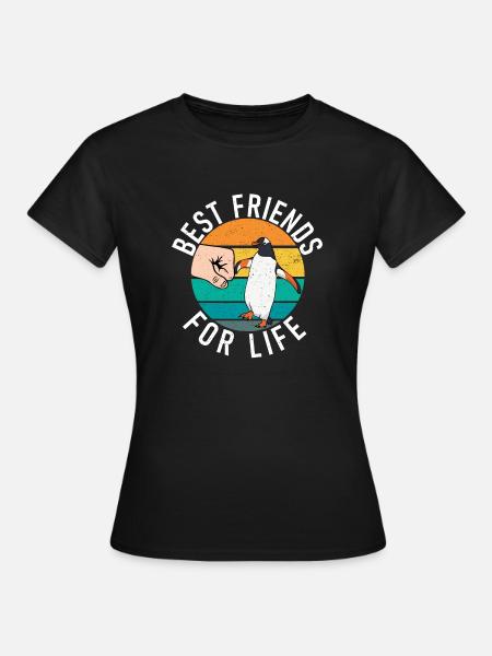 Pinguinliebhaber Pinguin Geschenke - Frauen T-Shirt - Schwarz