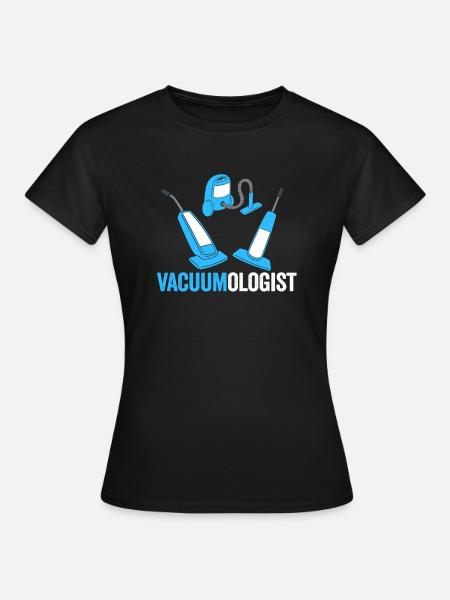 Staubsauger Staubsauger - Frauen T-Shirt - Schwarz