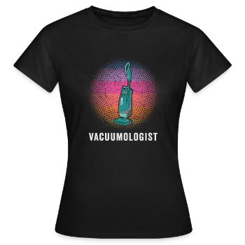 Aspirateur aspirateur - T-shirt Femme - noir - Devant - AI Model Female 172 dark (172cm)