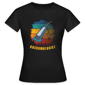 Aspirateur aspirateur - T-shirt Femme - noir - Devant - AI Model Female 172 dark (172cm)
