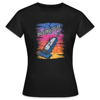 Aspirateur aspirateur - T-shirt Femme - noir - Devant - AI Model Female 172 dark (172cm)