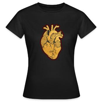 Teile des Herzens - Frauen T-Shirt - Schwarz - Vorne - AI Model Female 172 dark (172cm)
