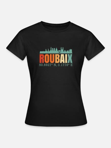 Roubaix - Frauen T-Shirt - Schwarz