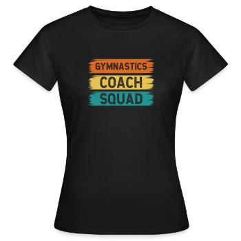 Gymnastics Trainer Gymnastics Trainer - Women's T-Shirt - black - Front - AI Model Female 172 dark (172cm)