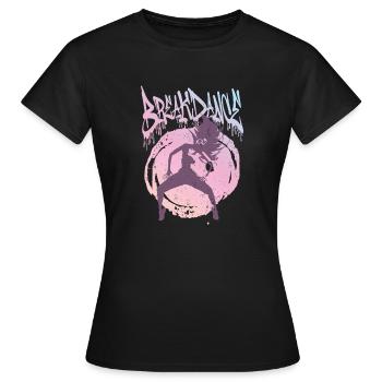 B-Girl Hip-Hop Tänzerin Breakdance - Frauen T-Shirt - Schwarz - Vorne - AI Model Female 172 dark (172cm)