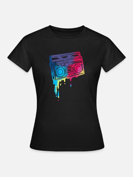 Retro 90er Hip-Hop Dancer Breakdance Teacher - Frauen T-Shirt - Schwarz