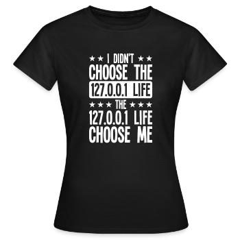Nicht faul im Debug-Modus Algorithmus-Programmierung Codin - Frauen T-Shirt - Schwarz - Vorne - AI Model Female 172 dark (172cm)