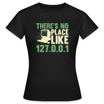 Pas paresseux En mode Débogage Algorithme Programmation Codin - T-shirt Femme - noir - Devant - AI Model Female 172 dark (172cm)