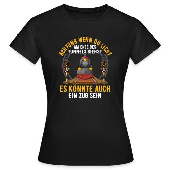 Lustig Ironischer Hoffnungs-Spruch - Frauen T-Shirt - Schwarz - Vorne - AI Model Female 172 dark (172cm)