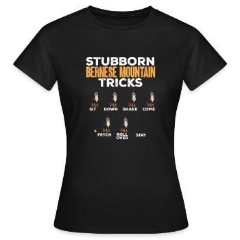 Berner Sennenhund - Frauen T-Shirt - Schwarz - Vorne - AI Model Female 172 dark (172cm)