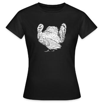 Thanksgiving - Frauen T-Shirt - Schwarz - Vorne - AI Model Female 172 dark (172cm)