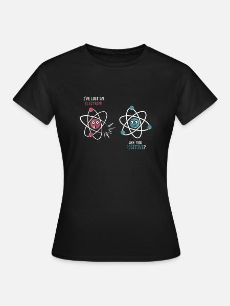 Physikstudent Lehrer Lustige - Frauen T-Shirt - Schwarz