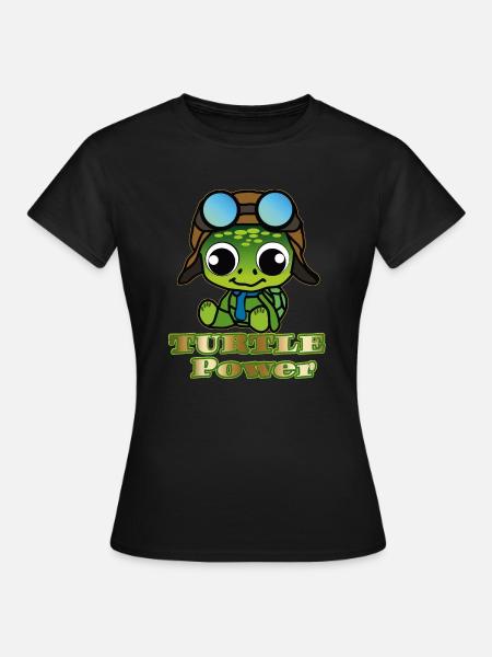 Turtle Power - Women's T-Shirt - black