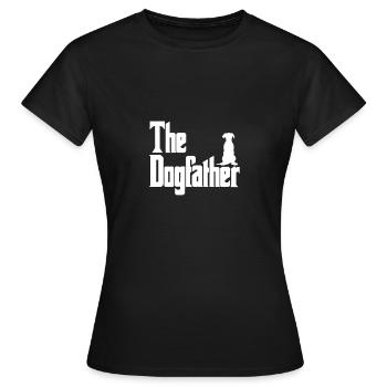 The Dogfather Great Dane - Women's T-Shirt - black - Front - AI Model Female 172 dark (172cm)