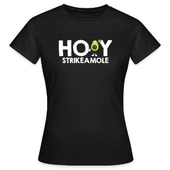 Holy Strikeamole Baseball Softball Avocat - T-shirt Femme - noir - Devant - AI Model Female 172 dark (172cm)