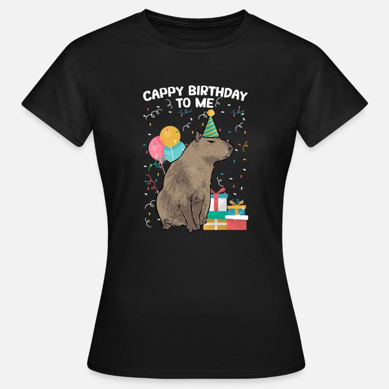 Capybara rodent - Women's T-Shirt - black