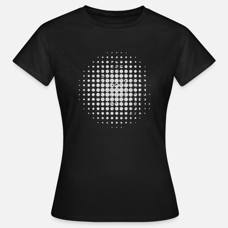Retro dot design - Women's T-Shirt - black