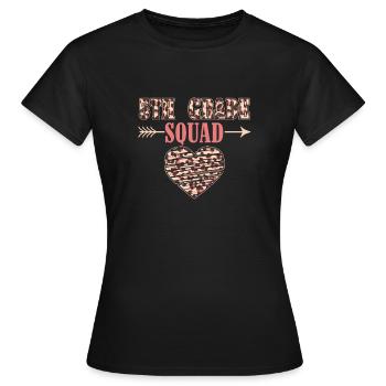 5th Grade Squad Teacher Fifth Student Team Back - Women's T-Shirt - black - Front - AI Model Female 172 dark (172cm)