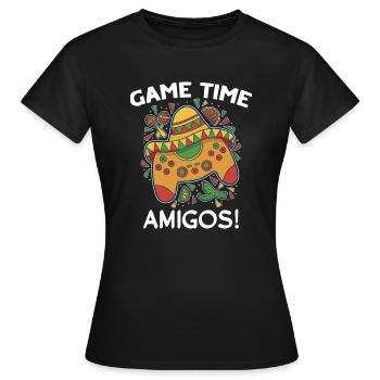 Cinco de Mayo Joystick - T-shirt Femme - noir - Devant - AI Model Female 172 dark (172cm)