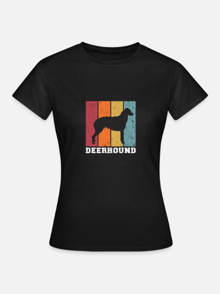 Deerhound - Frauen T-Shirt - Schwarz