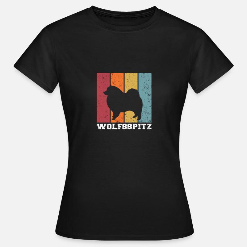 Wolfsspitz - Frauen T-Shirt - Schwarz