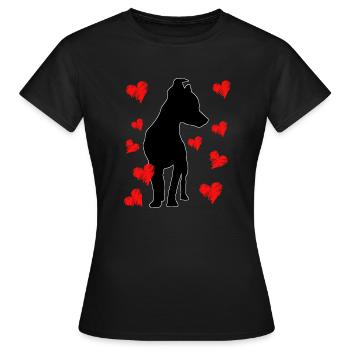 Hundefreund - Frauen T-Shirt - Schwarz - Vorne - AI Model Female 172 dark (172cm)