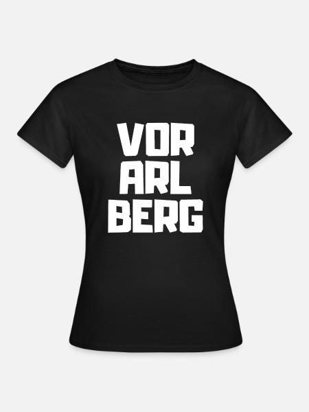 Vorarlberg - Frauen T-Shirt - Schwarz