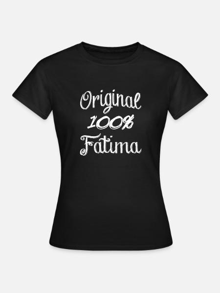 Original 100% Fatima - Frauen T-Shirt - Schwarz
