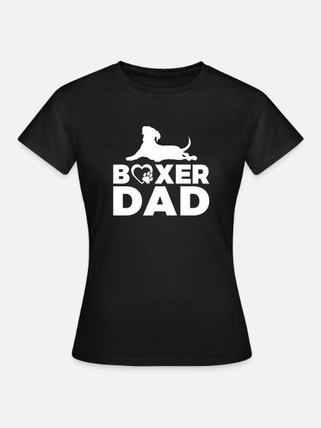 Boxer Dog Gifts - Women's T-Shirt - black